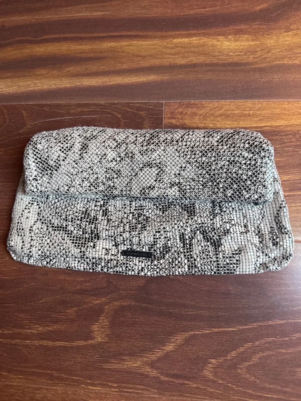 BCBGMAXAZRIA Metallic Clutch Bag